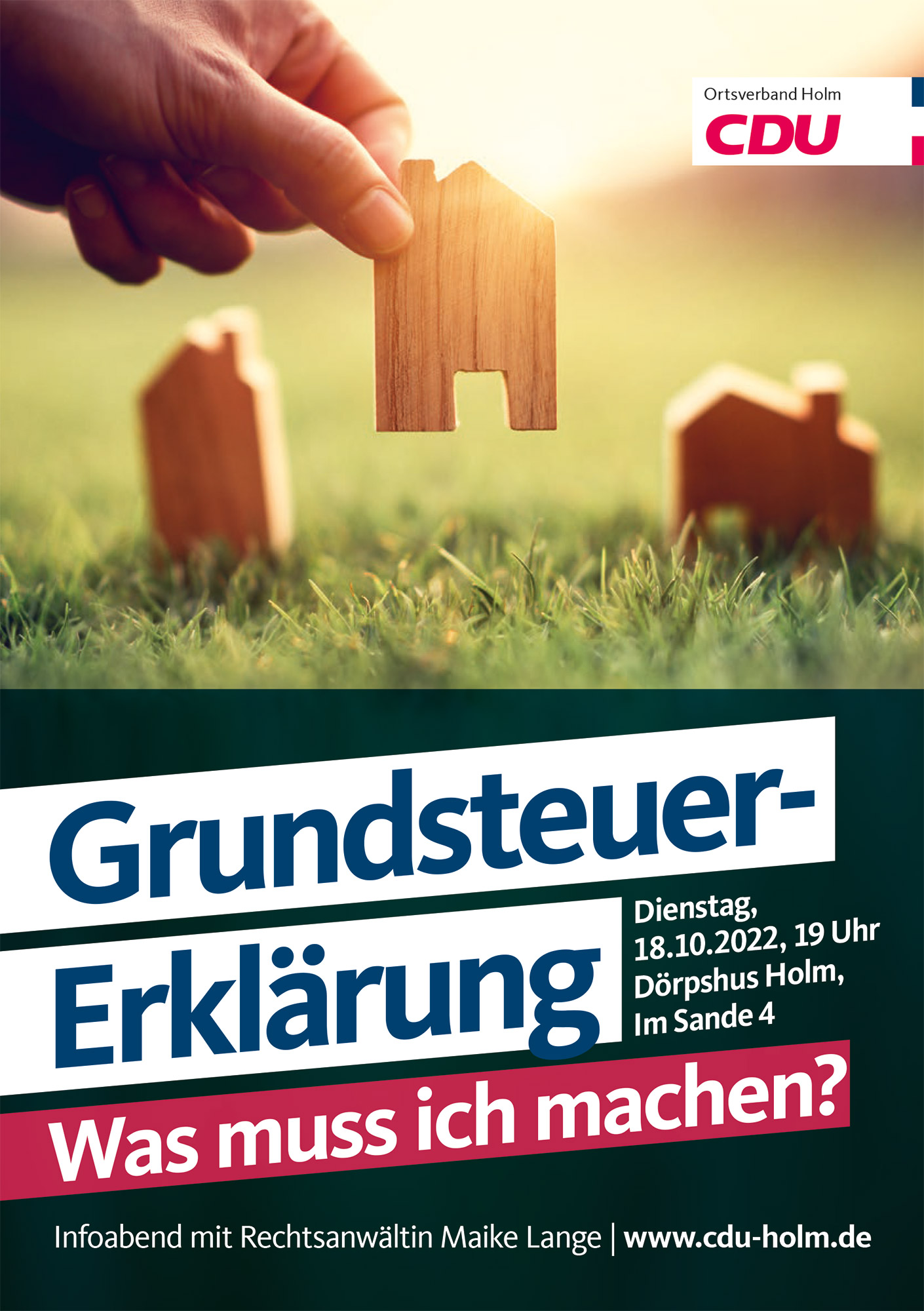 Infoabend Zur Grundsteuer-Erklärung - CDU Ortsverband Holm